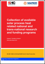 Collection of available solar process heat related national and trans-national research and funding programs