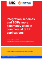 Integration schemes and BOPs more commonly used in commercial SHIP applications